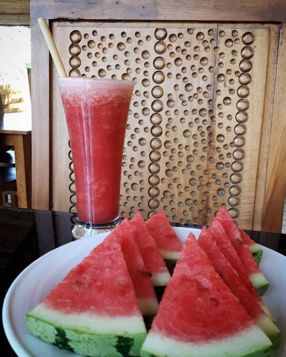 Watermelon fruit and juice